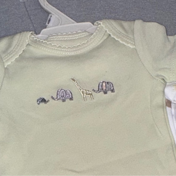 NWT Luxe Threads 3 Pk Pima Cotton Onesie Set - Picture 9 of 9